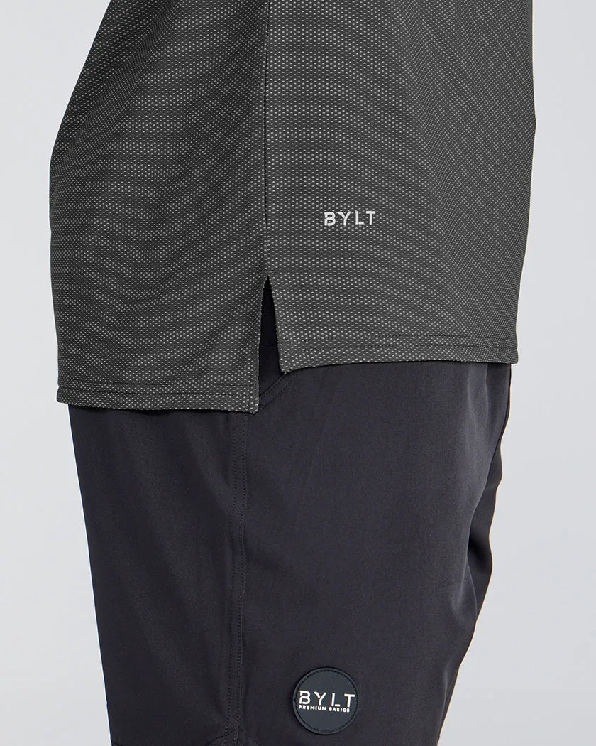 Pulse Short Sleeve Split Hem