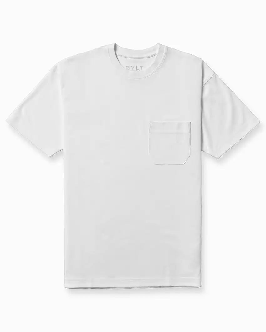 Cotton Short Sleeve Relaxed Pocket Tee