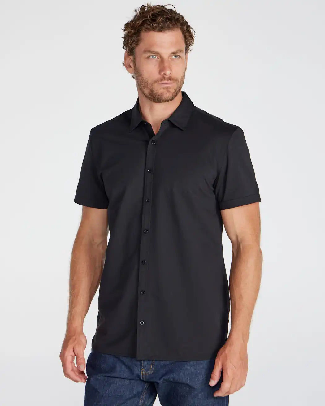 Vista Stretch Short Sleeve Button Down