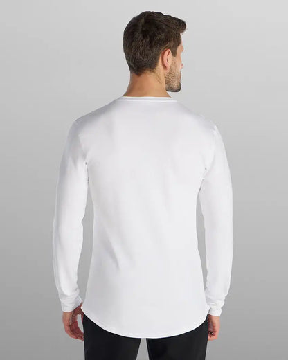 V-Neck Long Sleeve Drop-Cut: LUX