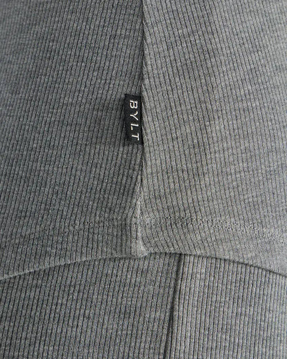 Modal Micro Rib Fitted Drop-Cut