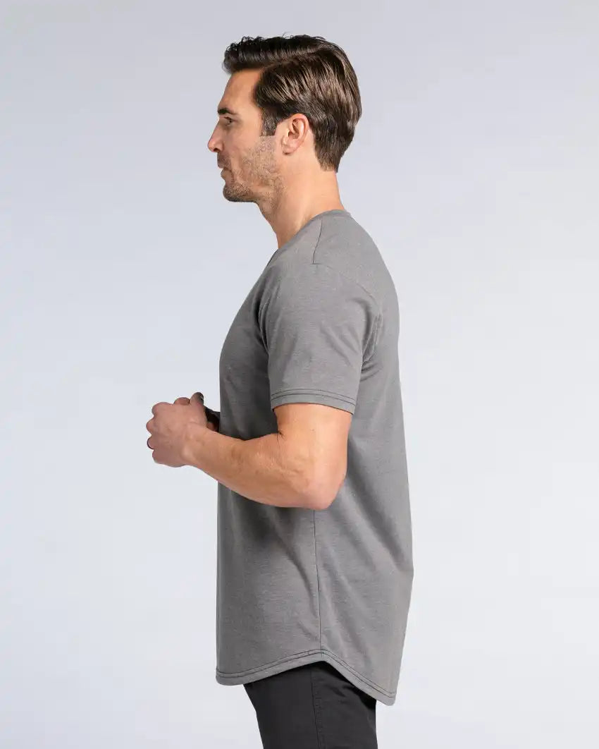 Drop-Cut V-Neck: LUX