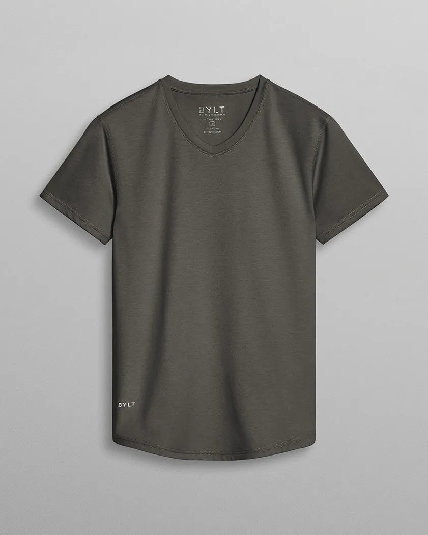 Drop-Cut V-Neck: BYLT Signature