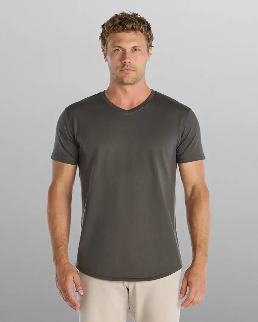 Drop-Cut V-Neck: BYLT Signature