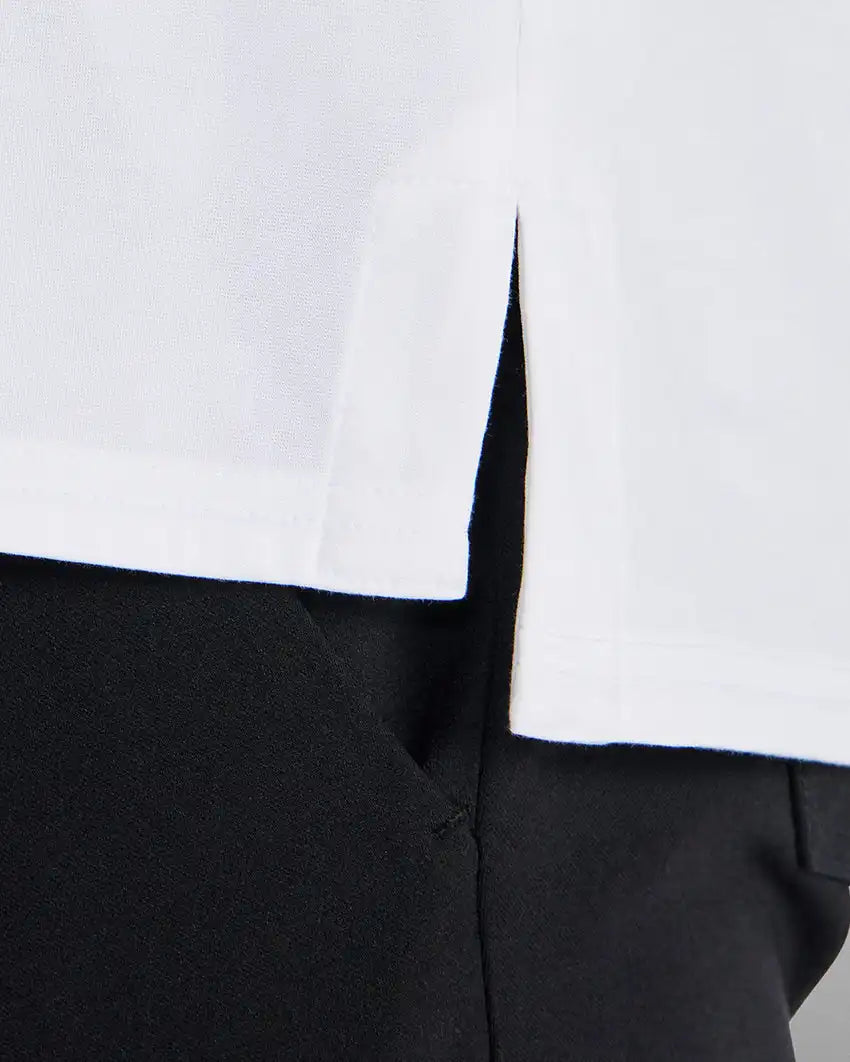 Everyday Long Sleeve Split-Hem