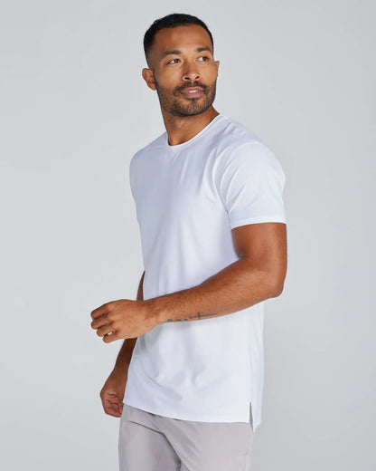 Pulse Short Sleeve Split Hem