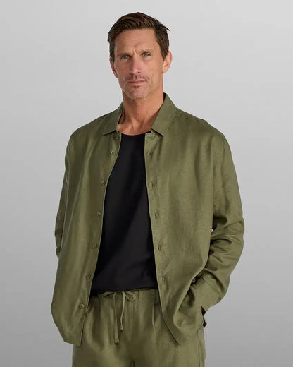 Back to Basics Linen Long Sleeve Button Down