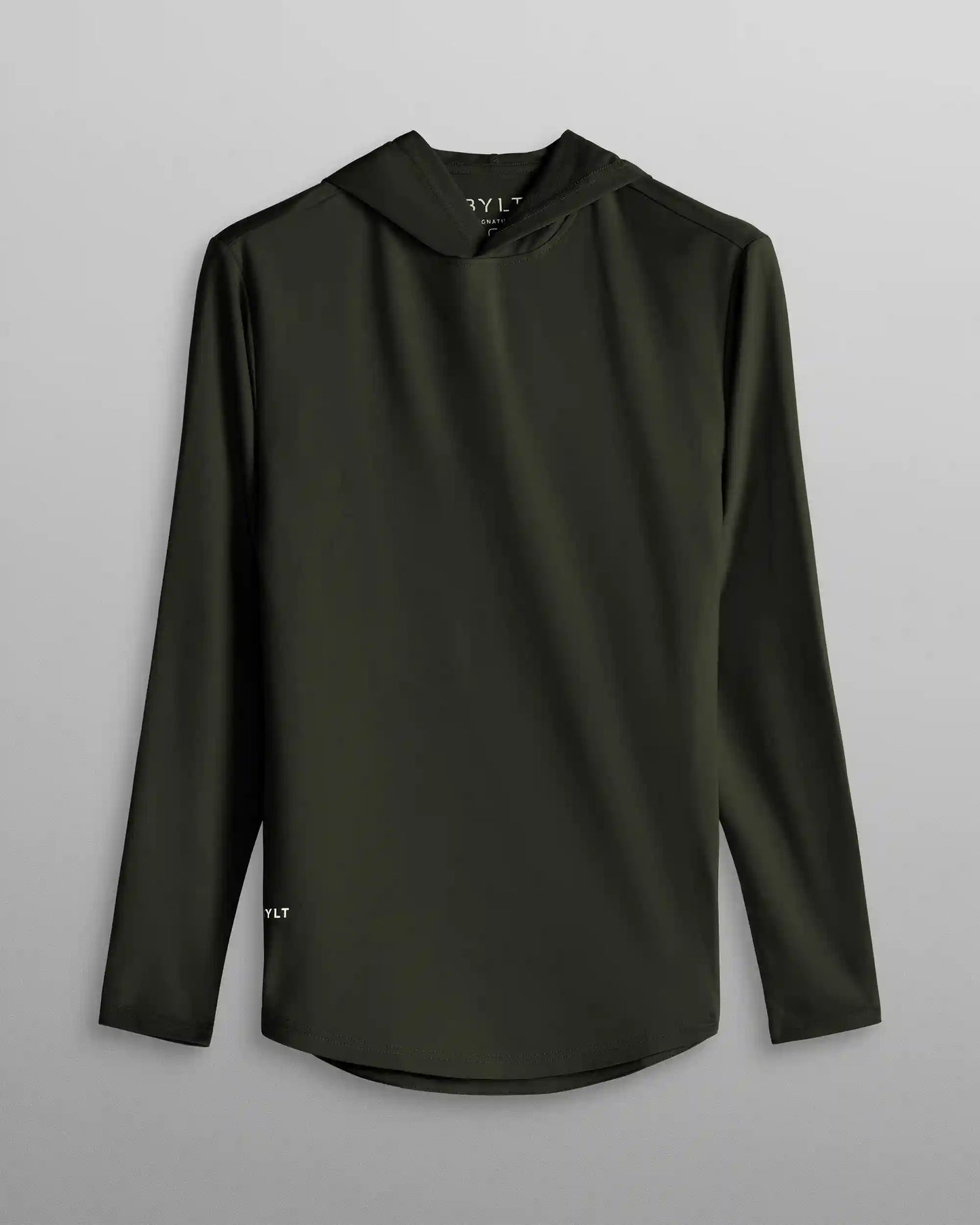 Hooded Drop-Cut Long Sleeve