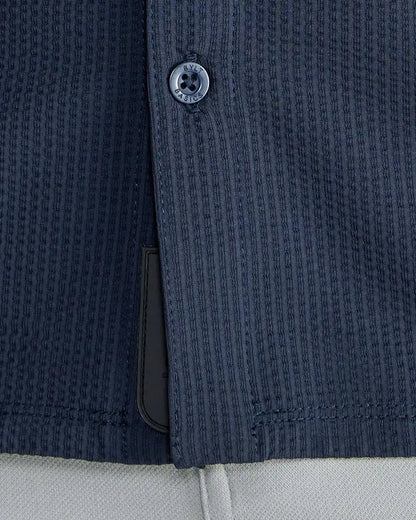 Seersucker Short Sleeve Button Down
