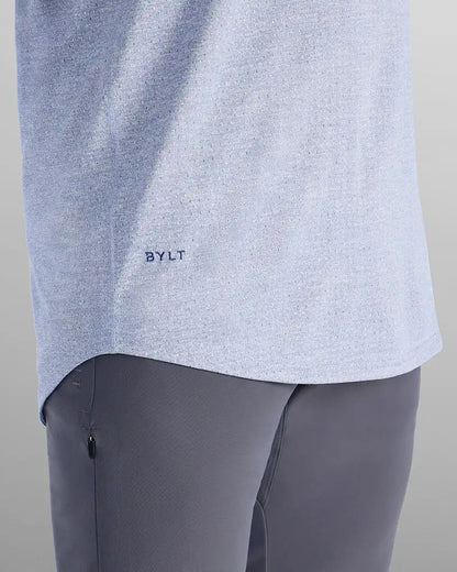 Heather Printed Polo