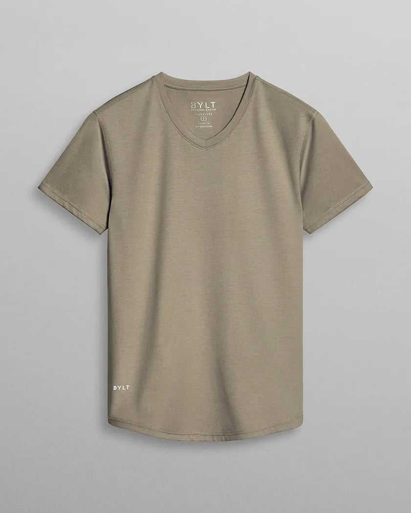 Drop-Cut V-Neck: BYLT Signature