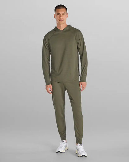 Adaptive Micro Waffle Hooded Drop-Cut
