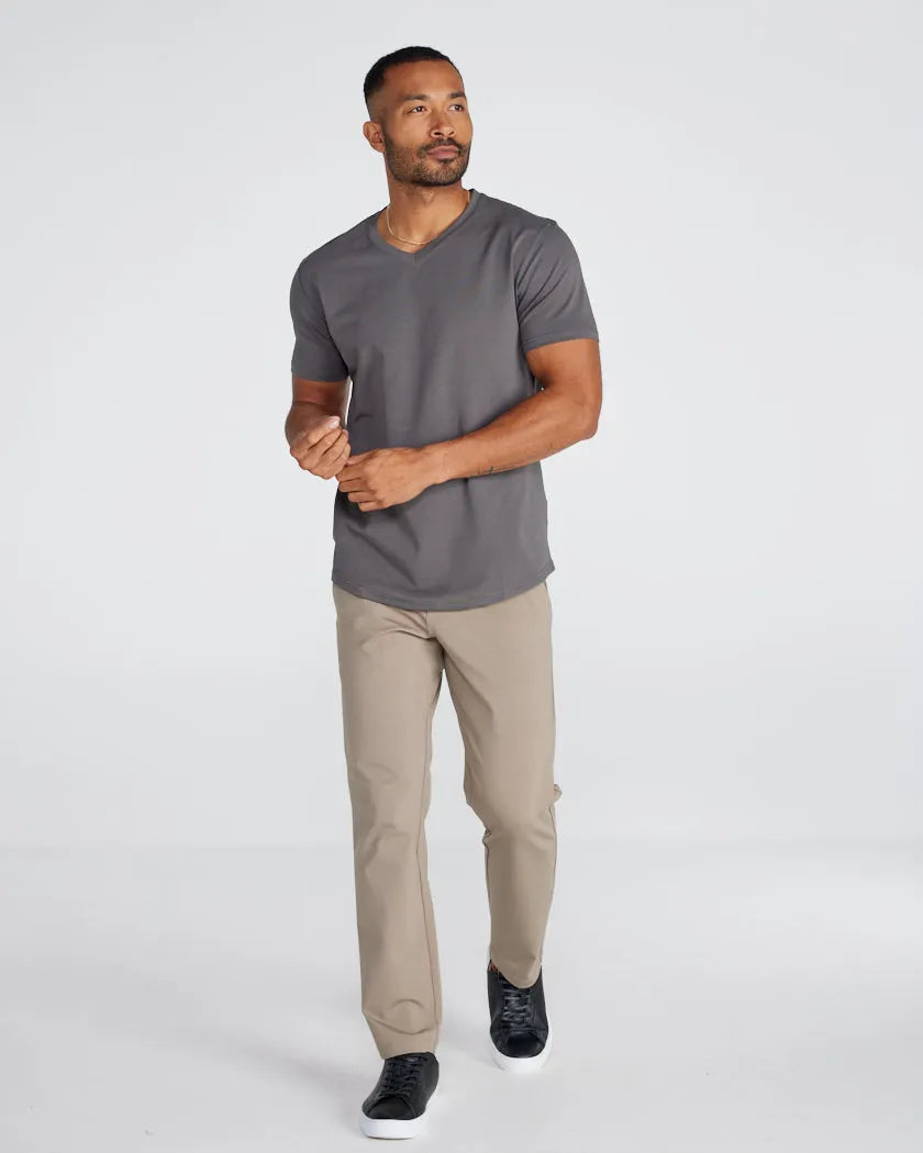 Drop-Cut V-Neck: LUX