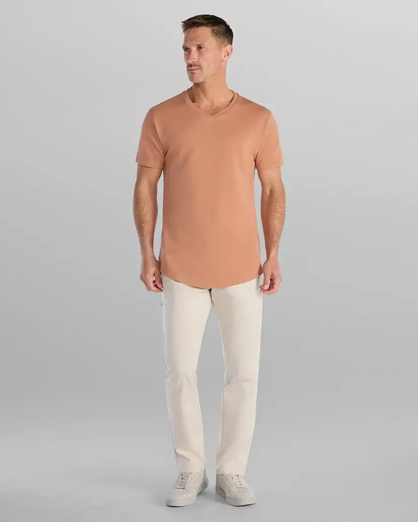 Drop-Cut V-Neck: LUX