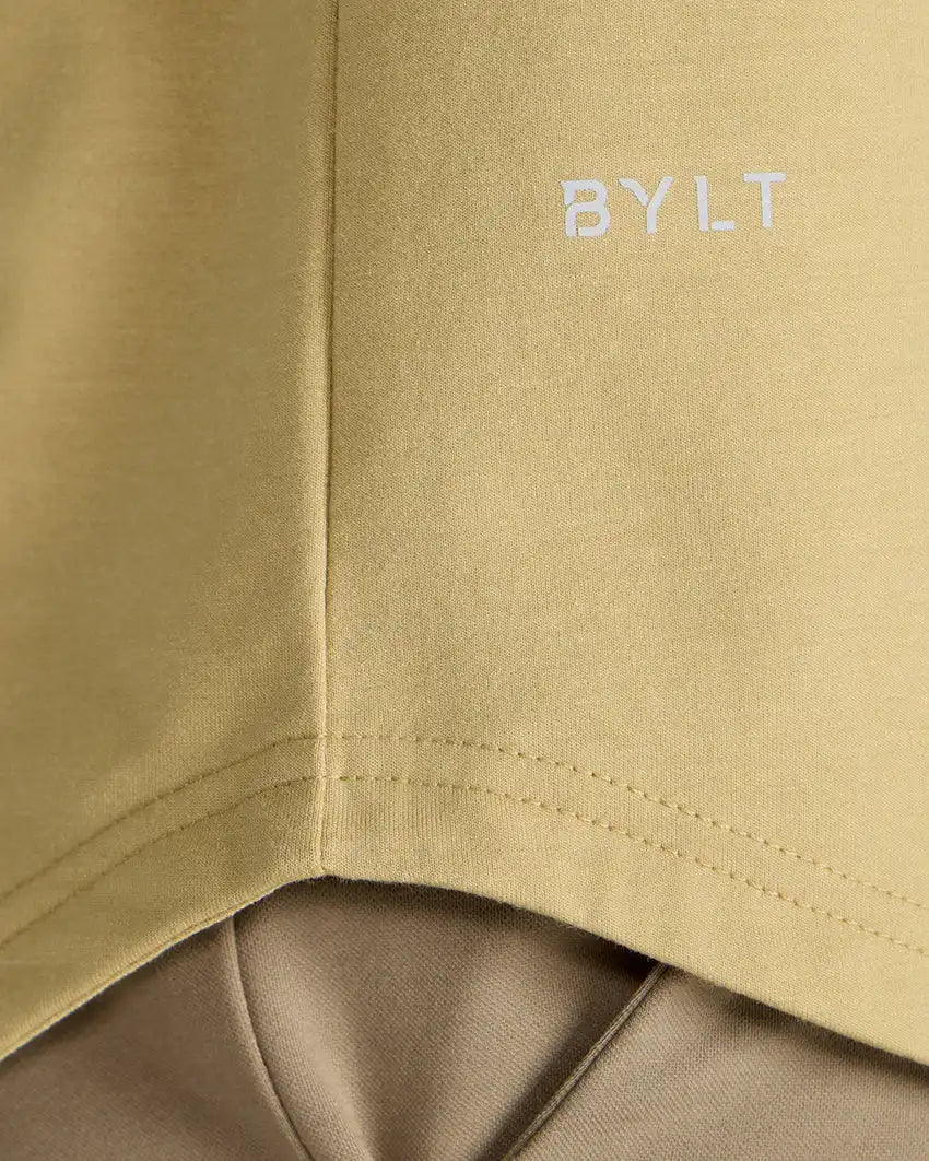 Hooded Drop-Cut Long Sleeve