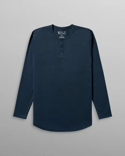 Cotton Long Sleeve Henley