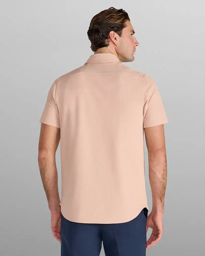 Seersucker Short Sleeve Button Down