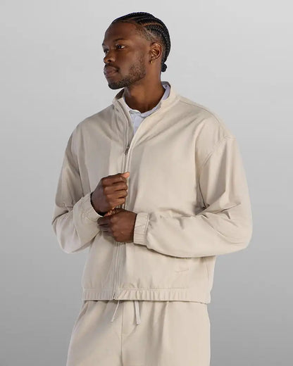 Lightweight Herringbone Full Zip Jacket