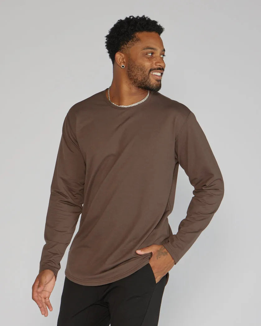 Drop-Cut Long Sleeve: BYLT Signature