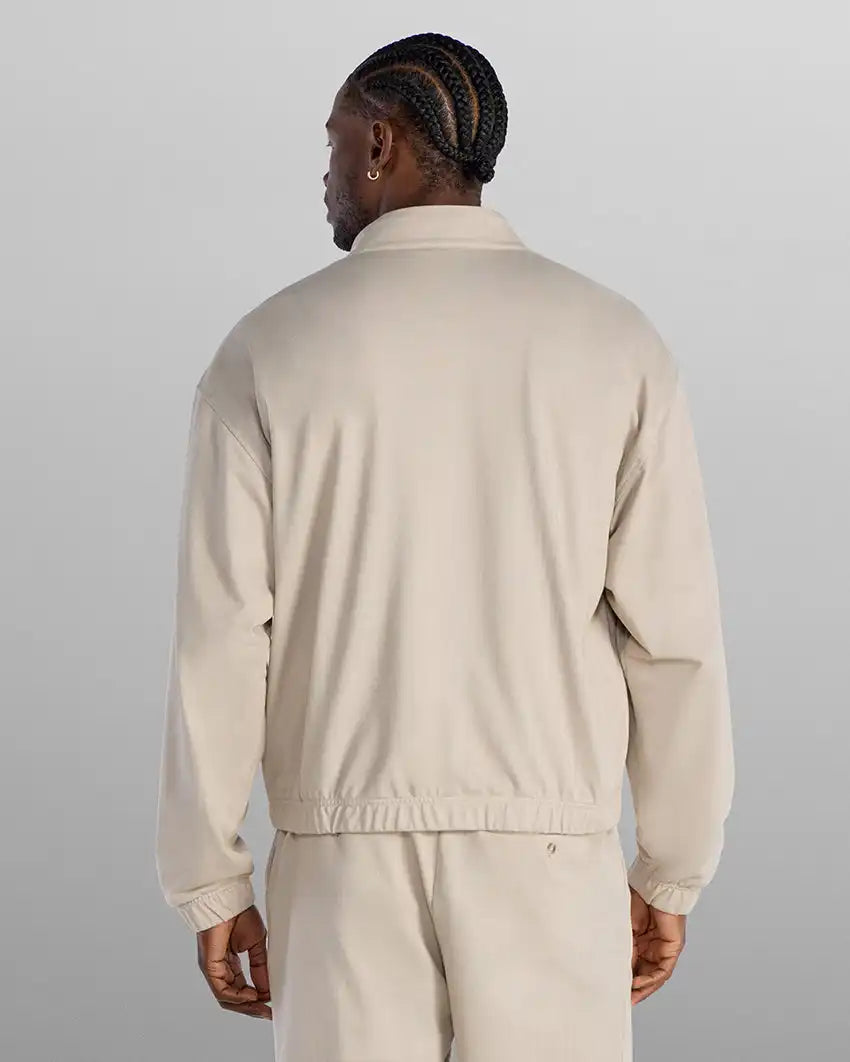 Lightweight Herringbone Full Zip Jacket