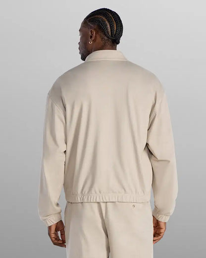 Lightweight Herringbone Full Zip Jacket