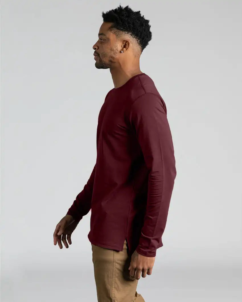 Long Sleeve: BYLT Signature Split Hem