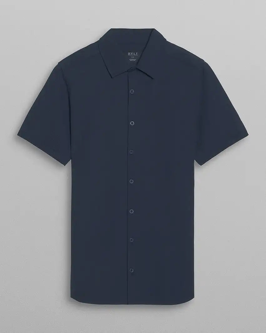 Seersucker Short Sleeve Button Down