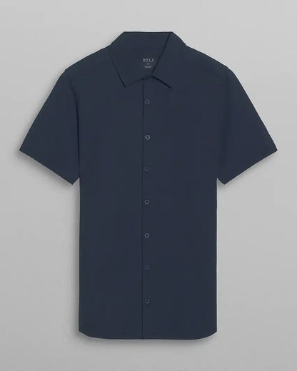 Seersucker Short Sleeve Button Down