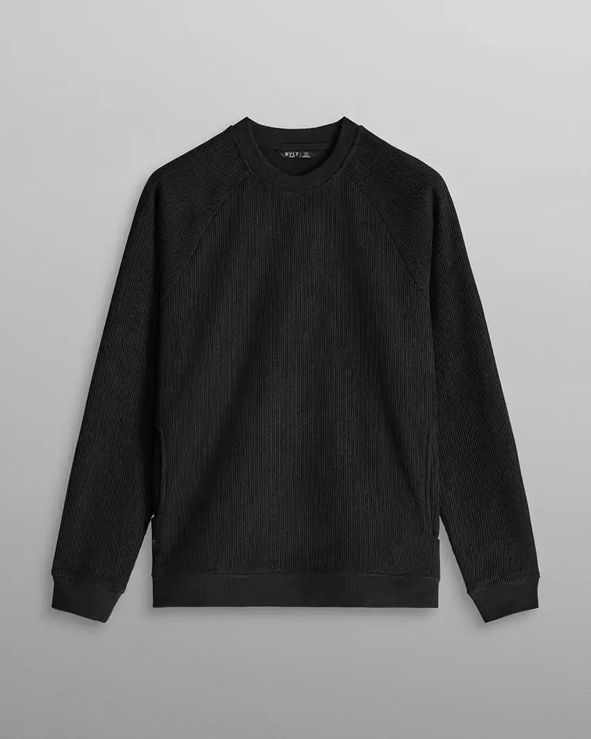 Heavyweight Waffle Crewneck