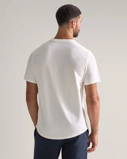 Slub Short Sleeve Drop-Cut