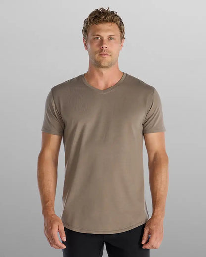 Drop-Cut V-Neck: BYLT Signature