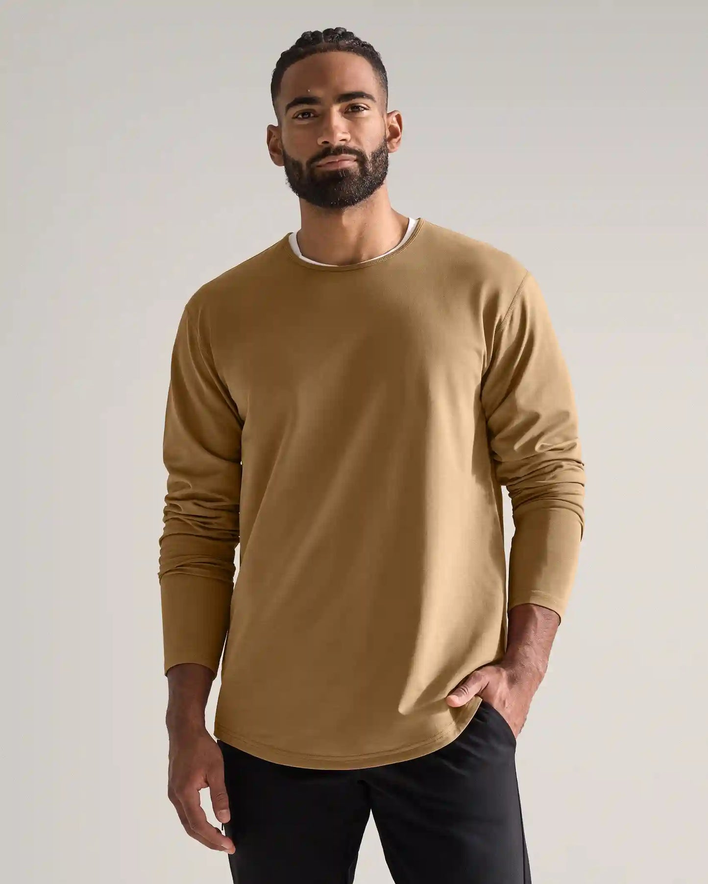 Drop-Cut Long Sleeve: LUX