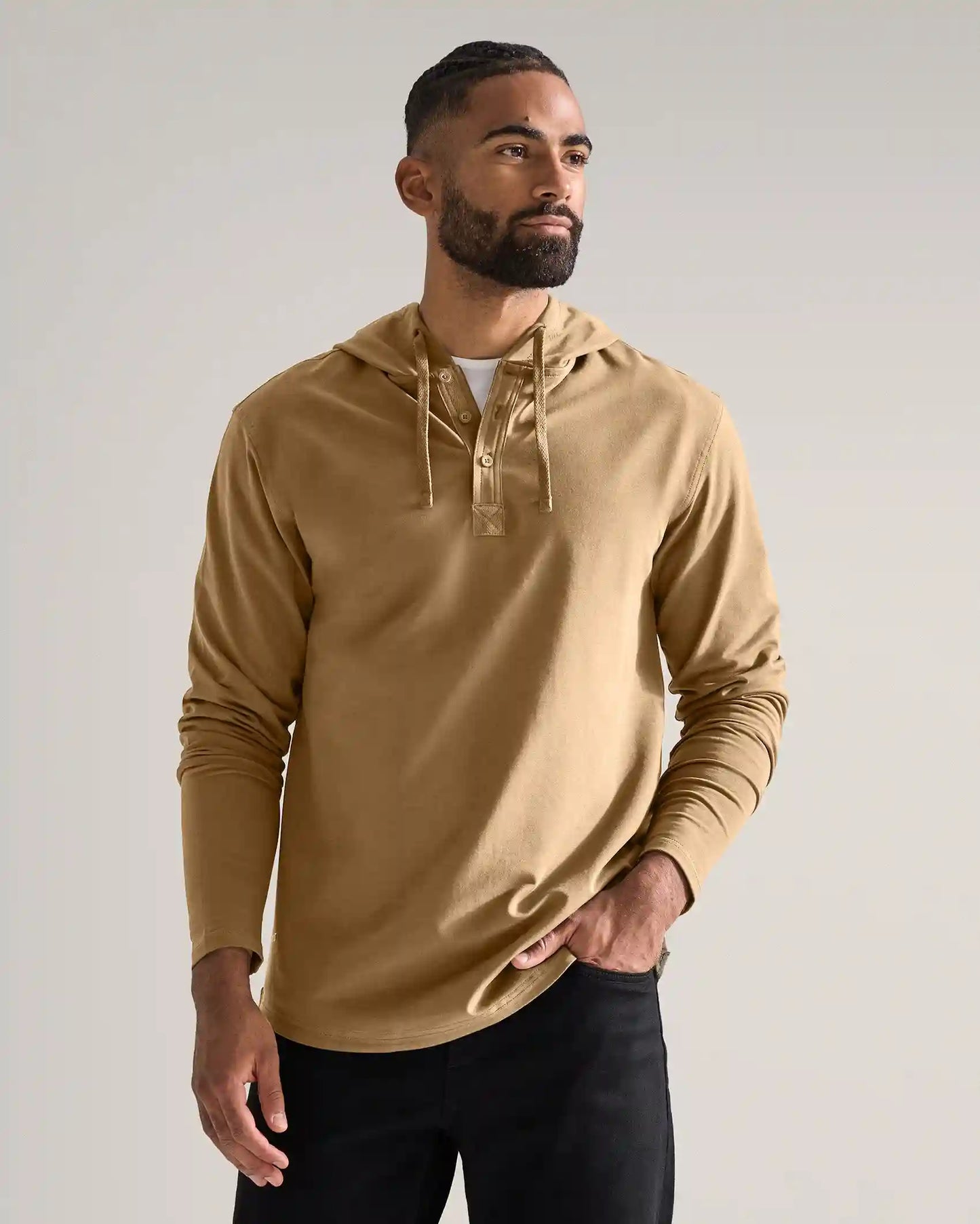 Drop-Cut: LUX Hooded Henley