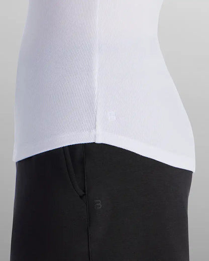 Modal Micro Rib Fitted Drop-Cut
