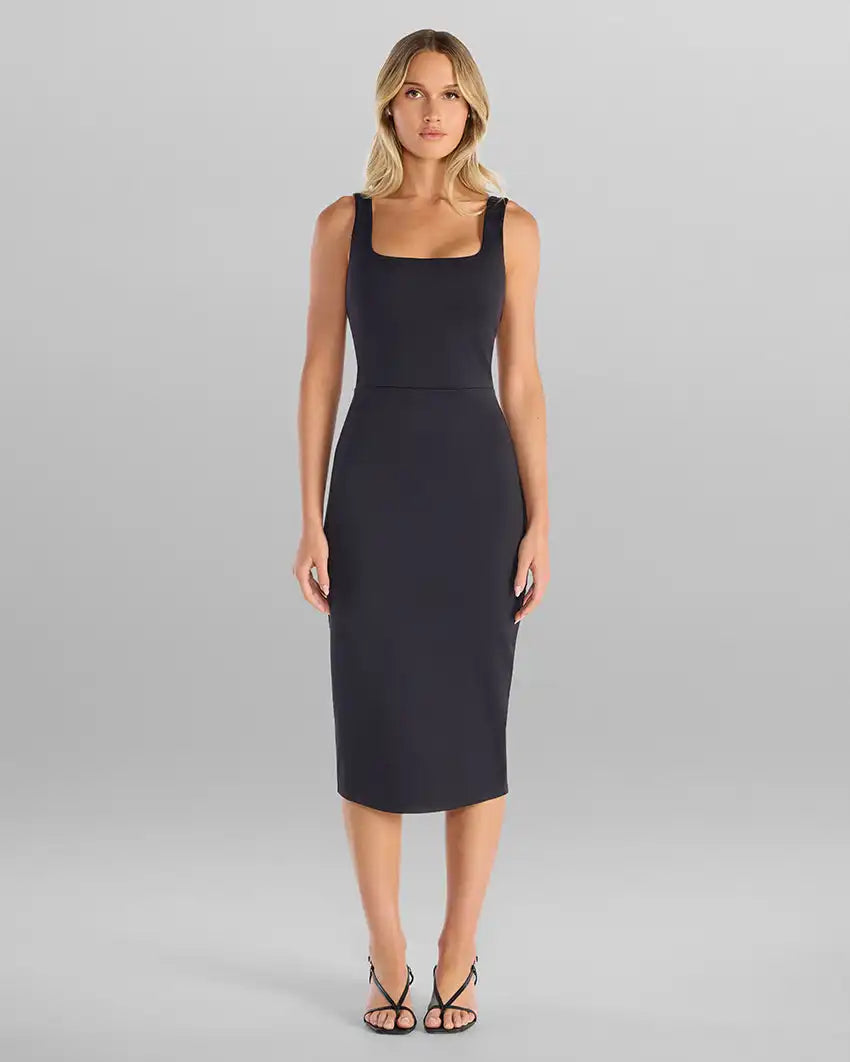 Balm Squareneck Midi Dress