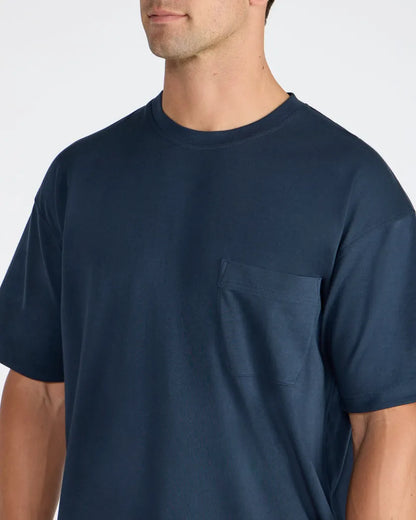 Cotton Short Sleeve Relaxed Pocket Tee