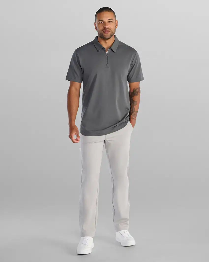 LUX Zip Polo