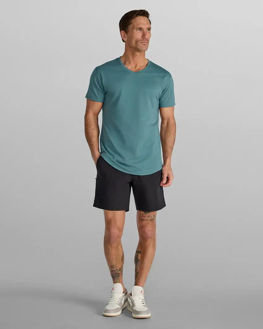 Drop-Cut V-Neck: BYLT Signature