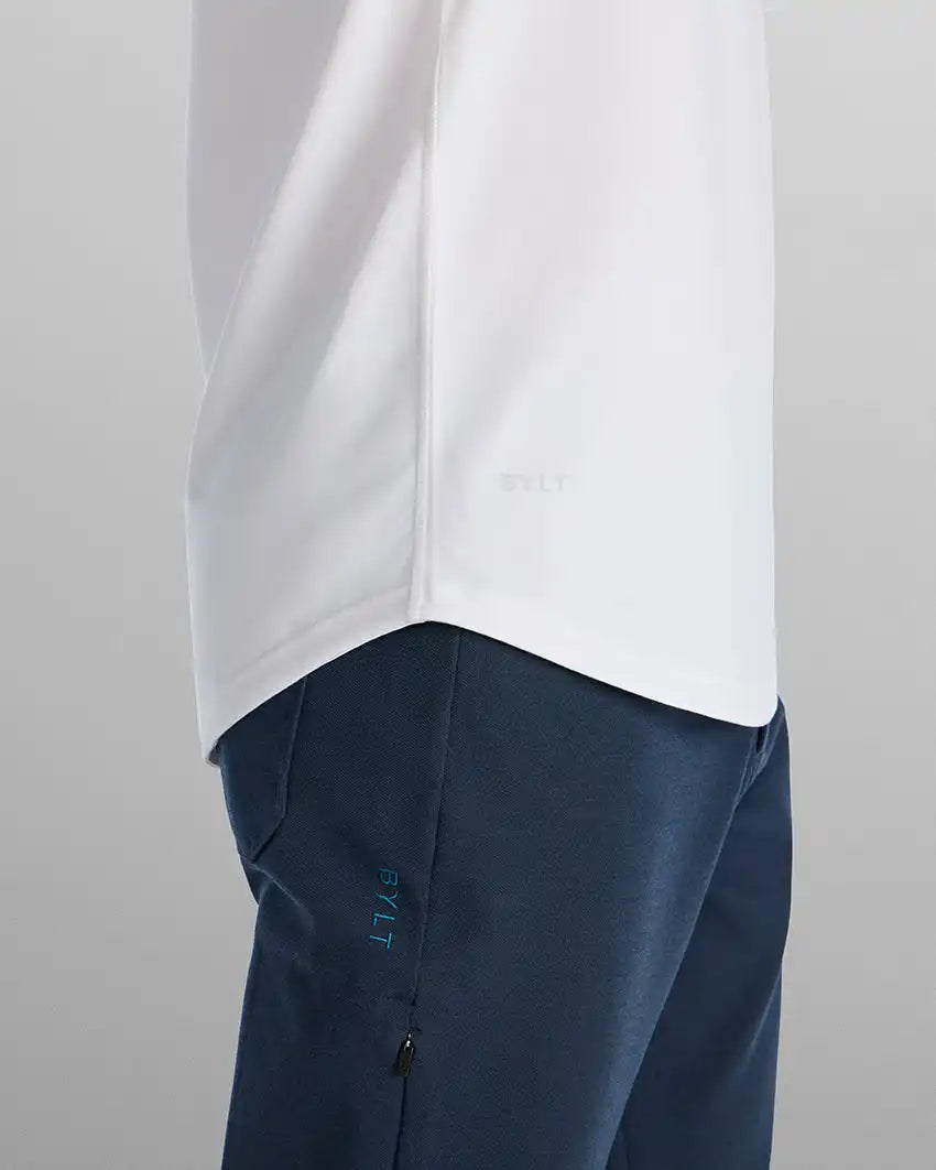 Henley Drop-Cut Long Sleeve: BYLT Signature