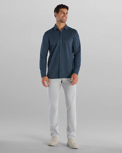Bayside Oxford Long Sleeve Button Down