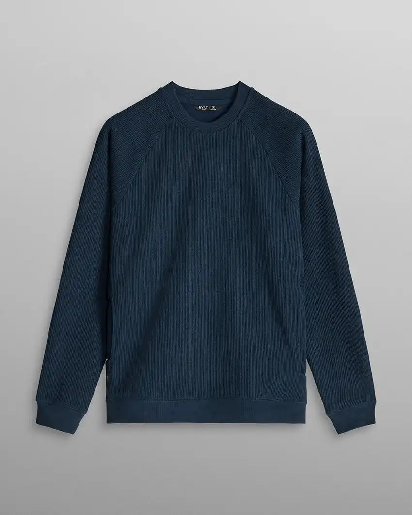 Heavyweight Waffle Crewneck