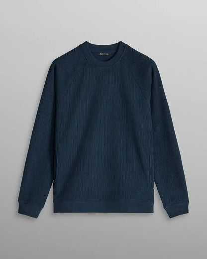 Heavyweight Waffle Crewneck