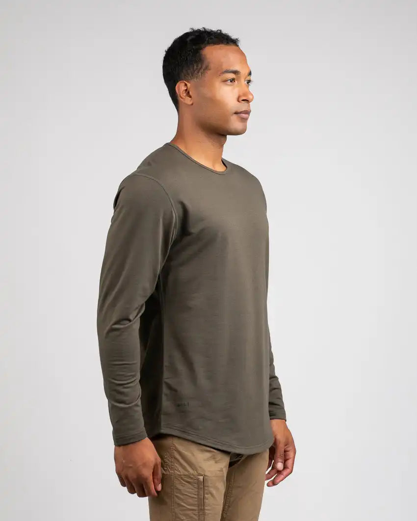 Drop-Cut Long Sleeve: BYLT Signature