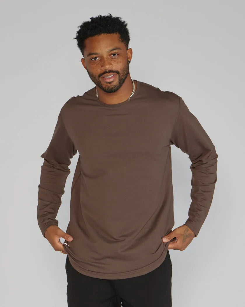 Drop-Cut Long Sleeve: BYLT Signature