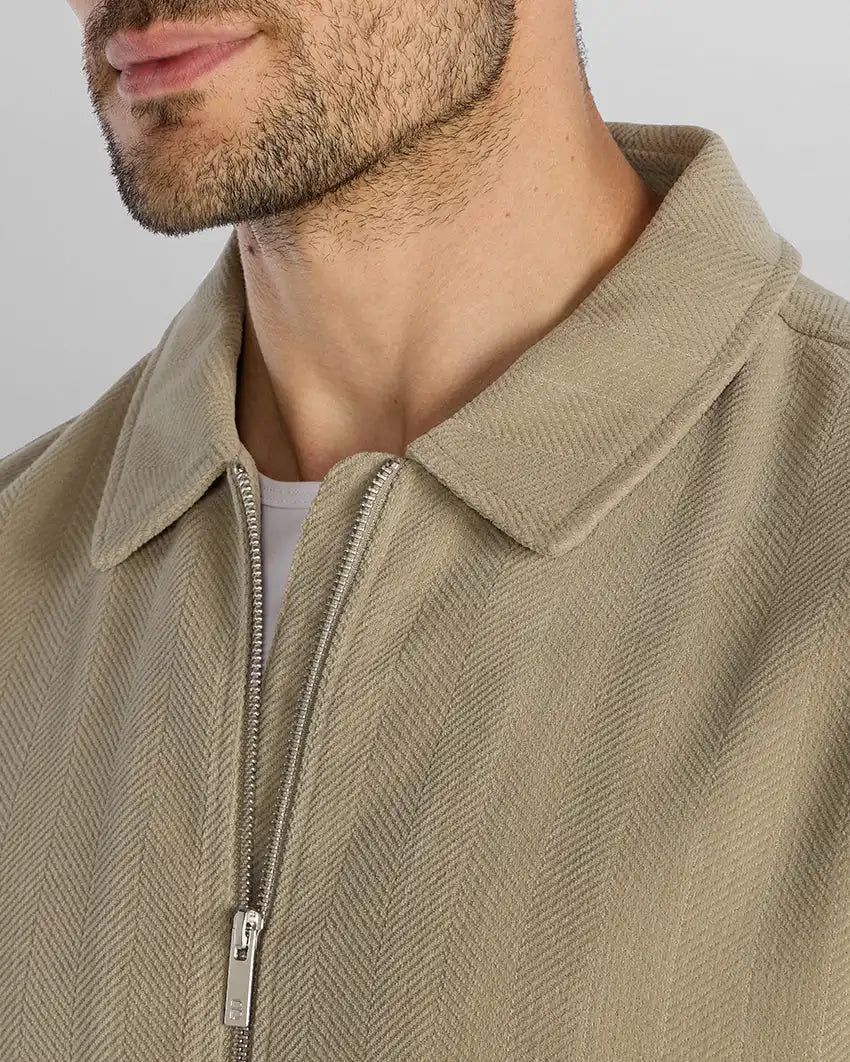 Soft Touch Herringbone Jacket