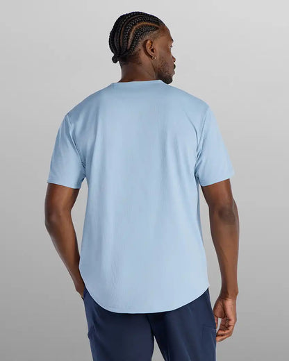 Adaptive Micro Waffle Short Sleeve Drop-Cut