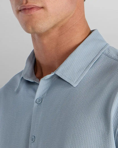 Seersucker Short Sleeve Button Down