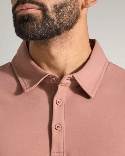 Drop-Cut Long Sleeve: LUX Polo