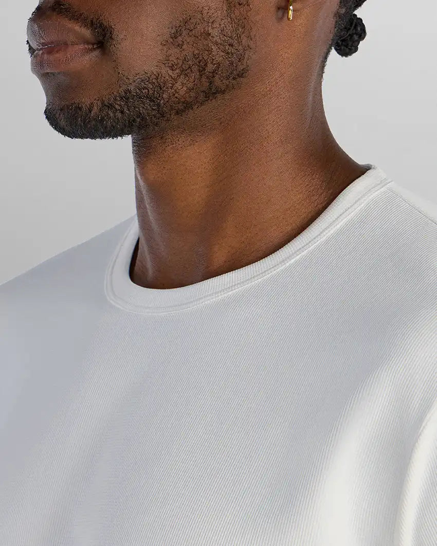 Adaptive Micro Waffle Short Sleeve Drop-Cut
