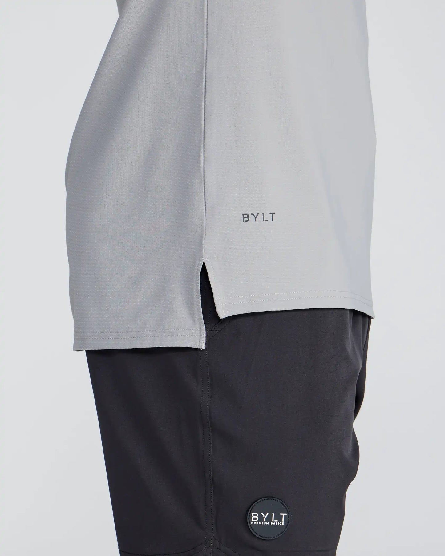 Pulse Short Sleeve Split Hem